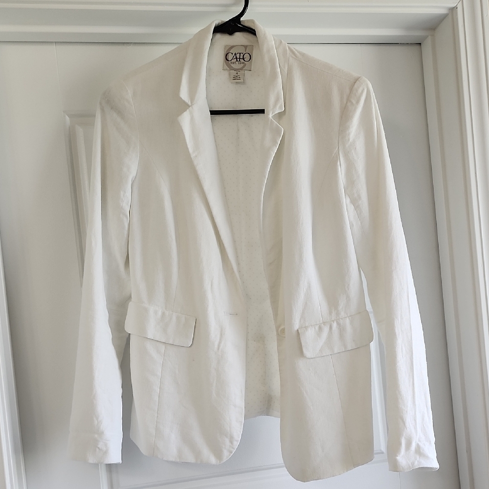 Cato Women's Classic Cream Blazer